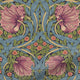 ColorizedPLA William Morris Pimpernel Elderberry  Roman Blind 7170