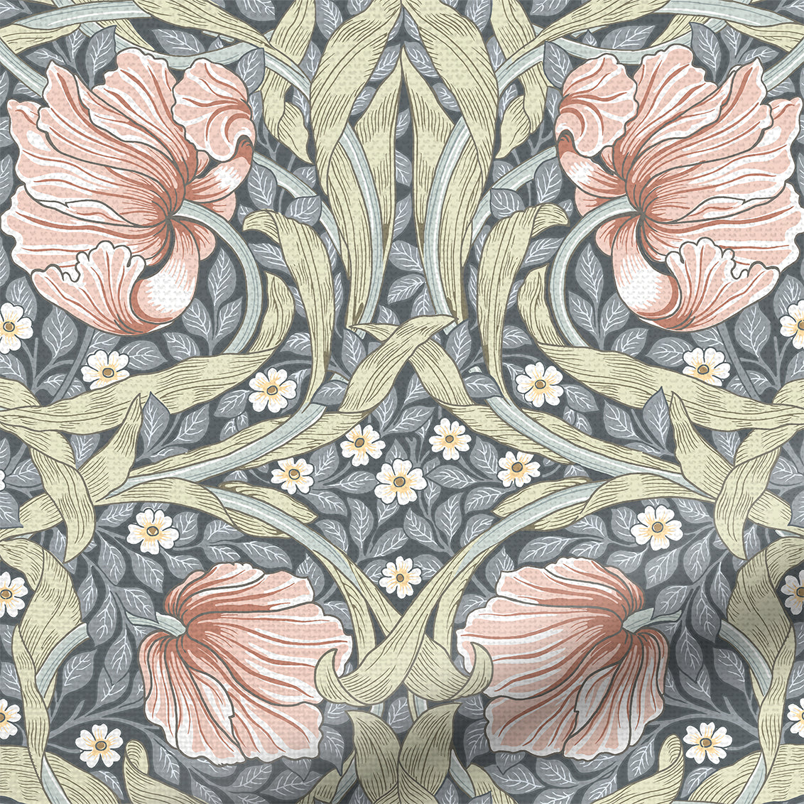 ColorizedPLA William Morris Pimpernel Blush Roman Blind PLA 8947