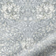 ColorizedPLA William Morris Honeysuckle and Tulip Velvet Pewter Roman Blind 7176