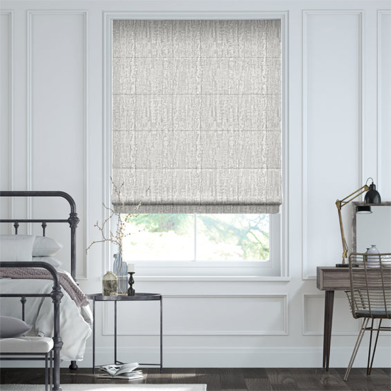 Colorized Madrigal Antique Silver Roman Blind 7211