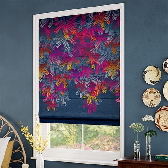 ColorizedZoom Acacia Tree Jewel Roman Blind 7245