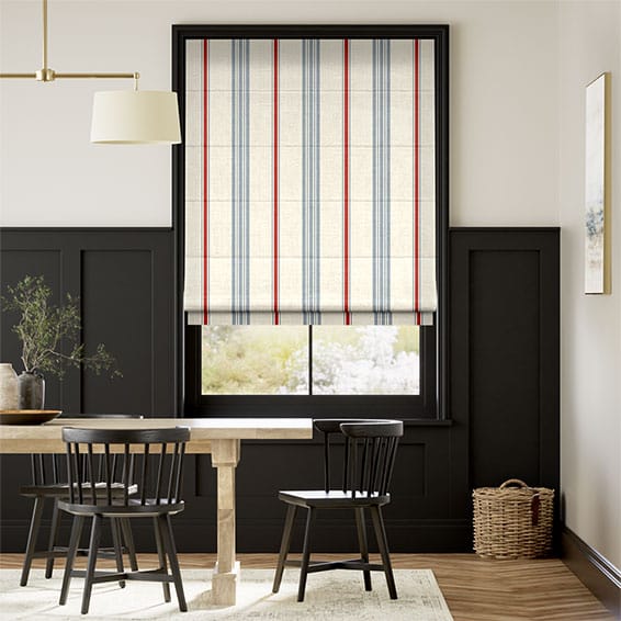 Colorized Huntington Poppy Roman Blind 8935