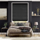 Colorized Electric Cavendish Charcoal Roman Blind 7319