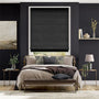 Colorized Electric Cavendish Charcoal Roman Blind 7319