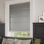 ColorizedZoom Electric Dupioni Faux Silk Platinum Roman Blind 7332