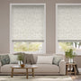 Colorized Electric William Morris Sunflower Linen Roman Blind 7364