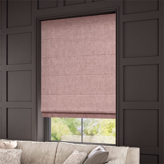 ColorizedZoom Alva Dusky Rose Roman Blind 7454