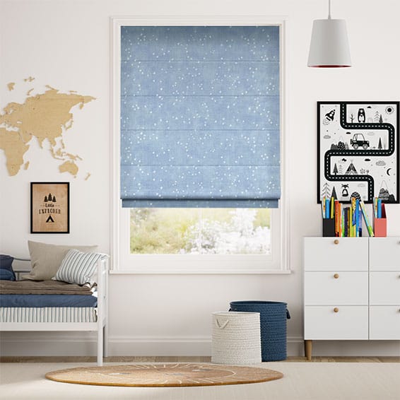 Colorized Star Gazing Morning Sky Roman Blind 7467