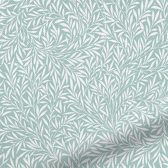 ColorizedPLA William Morris Willow Duck Egg Roman Blind 7481
