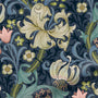 ColorizedPLA William Morris Golden Lily Twilight Roman Blind 7491