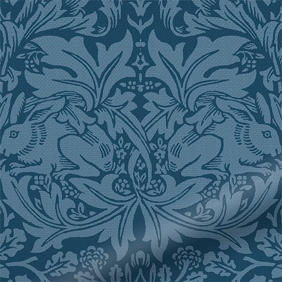 ColorizedPLA William Morris Brother Rabbit Aegean Roman Blind 7492