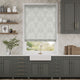 Colorized William Morris Blackthorn Stone  Roman Blind 7506