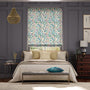 Colorized Rue Watercolour Opal Roman Blind 7536