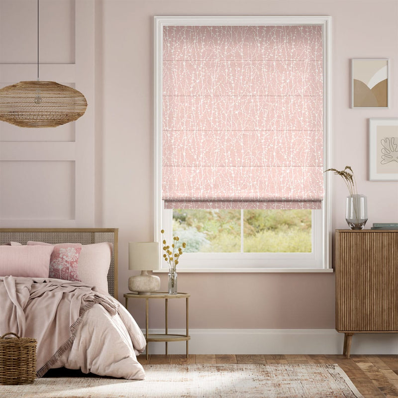 Colorized Dockleaf Blush Roman Blind 7538