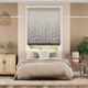 Colorized Goosegrass Storm Roman Blind 7541
