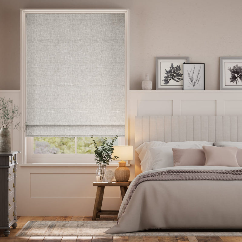 Colorized Sedona Blackout Pepper Roman Blind 7585