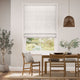 Colorized William Morris Willow Bough Jacquard Oyster Roman Blind 7619