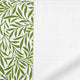ColorizedPLA William Morris Willow Clover & Bijou Linen White Roman Blind 7648