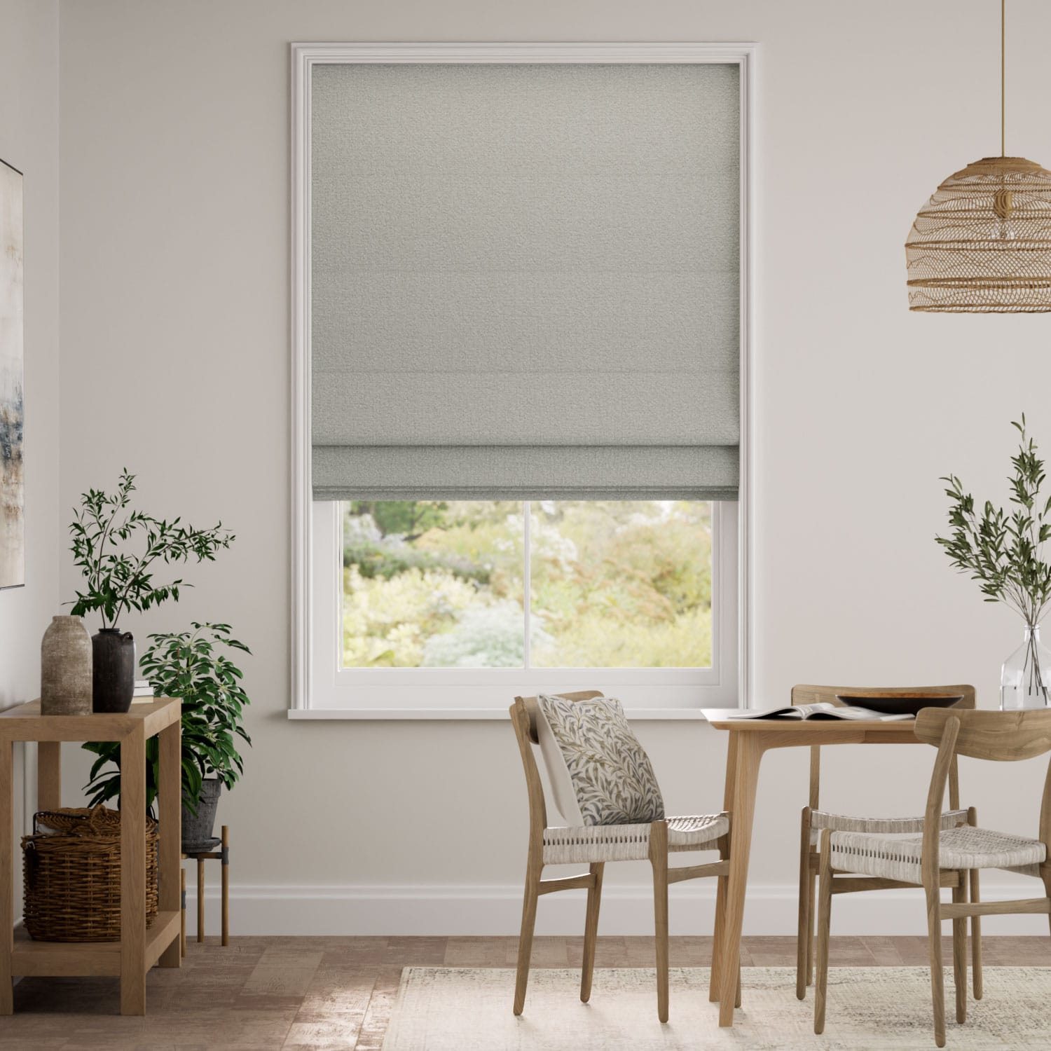 Colorized Costello Dove Grey Roman Blind 7670