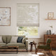 Colorized Lumiere Unlined Ariel Portland Stone Roman Blind 7676