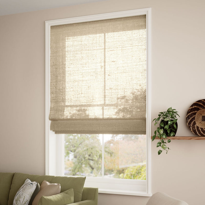 ColorizedZoom Lumiere Unlined Ariel Rye Roman Blind 7677