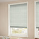 ColorizedZoom Chester Stripe Duck Egg Roman Blind 7761