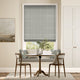Colorized Chester Stripe Slate Roman Blind 7763