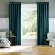 Colorized Velvet Mediterranean Teal  Curtains 5515