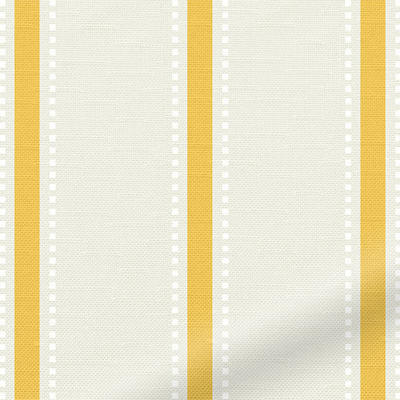 ColorizedPLA Twill Stripe Daffodil  Curtains 5557
