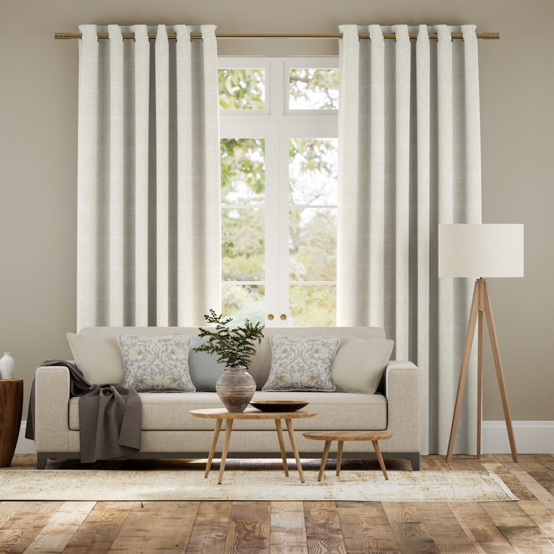 Colorized Harlow Stone Curtains 5561
