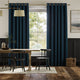 Colorized Canterbury Velvet Storm Blue Curtains 5594