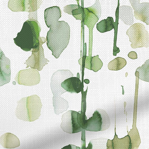 ColorizedPLA Alyssa Linen Leaf Green Curtains 5605