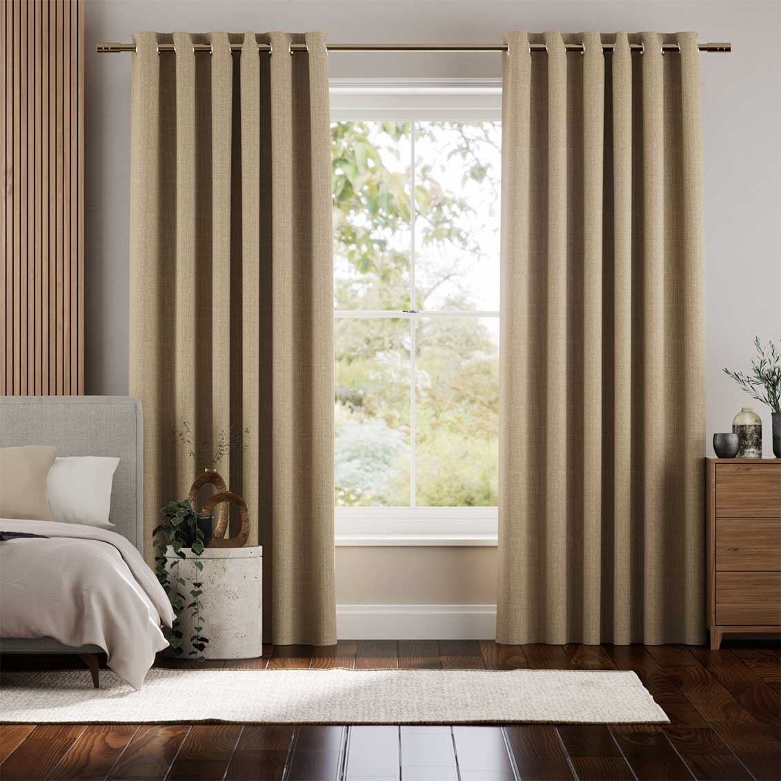 Colorized Cavendish Oatmeal Curtains 5638