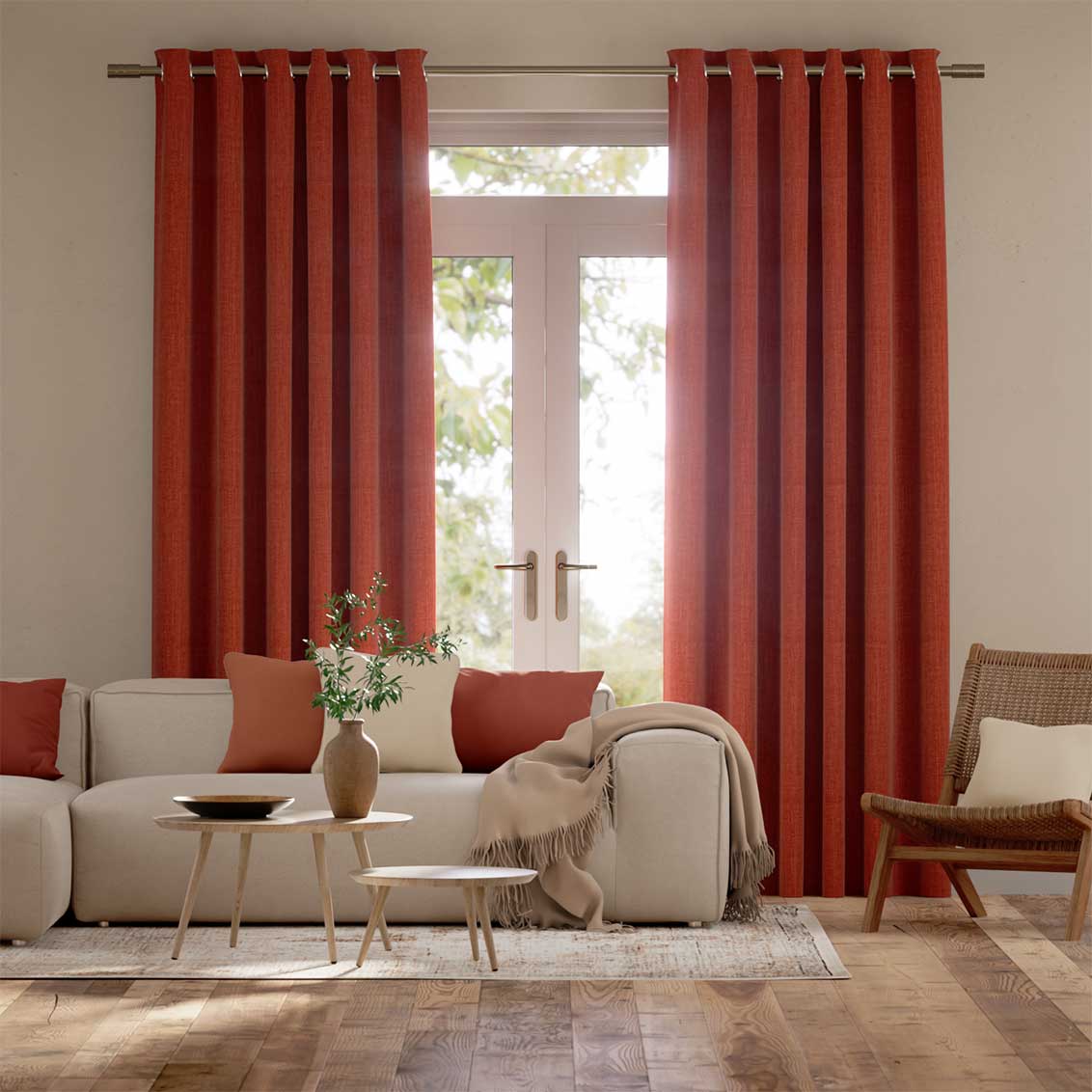Colorized Cavendish Pumpkin Spice Curtains 5642