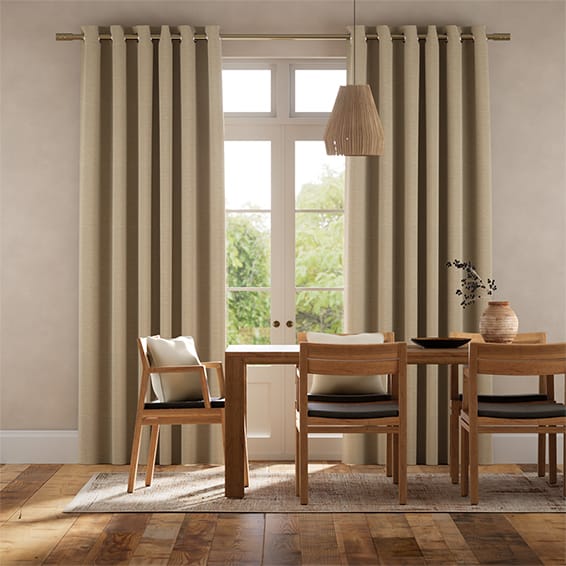 Colorized Harrow Oatmeal Curtains 5659