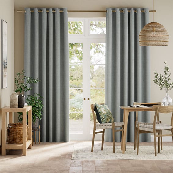 Colorized Paleo Linen Steel Curtains 5726