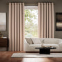 Colorized Bijou Linen Mink  Curtains 5748