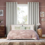 Colorized Devon Stripe Smoke Grey  Curtains 5789