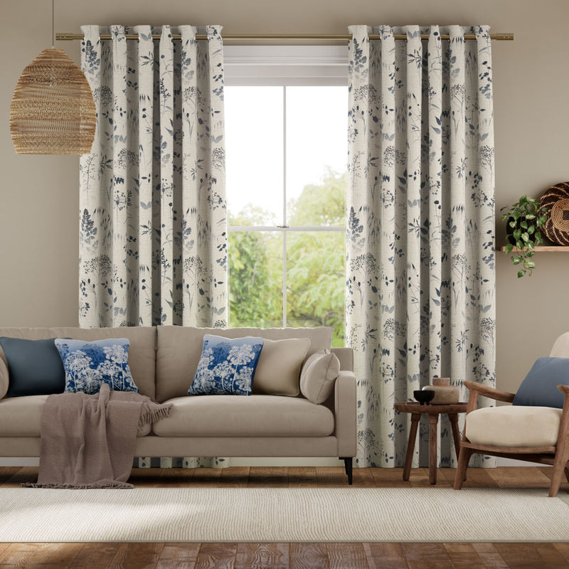 Colorized Meadow Midnight Curtains 5796