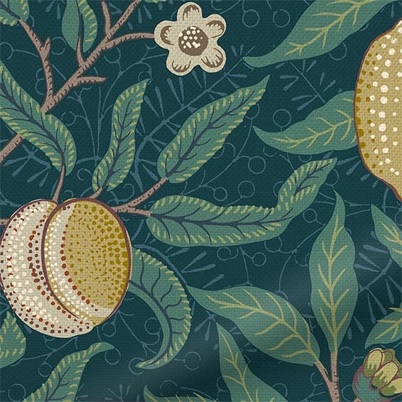 ColorizedPLA William Morris Fruit Aegean Curtains 5815