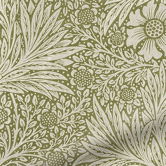 ColorizedPLA William Morris Marigold Moss Curtains 5819