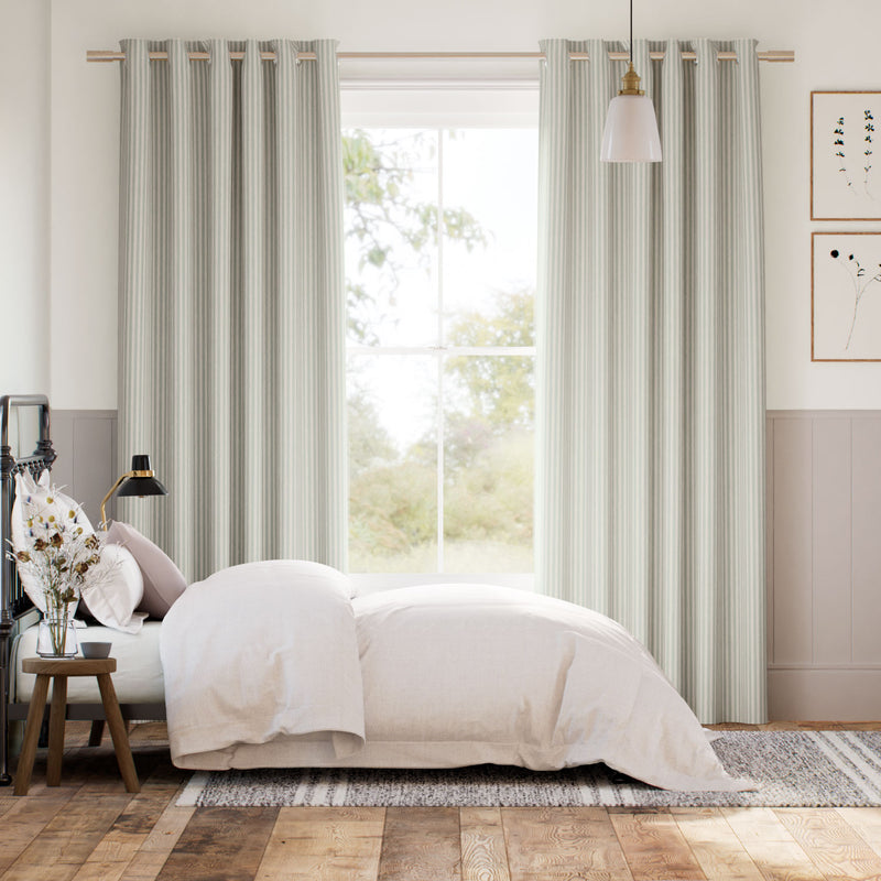 Colorized Tiger Stripe Dove Grey Curtains 5848