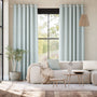 Colorized Tiger Stripe Blue Eggshell Curtains 5849