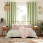 Colorized Tiger Stripe Yellow Green Curtains 5851