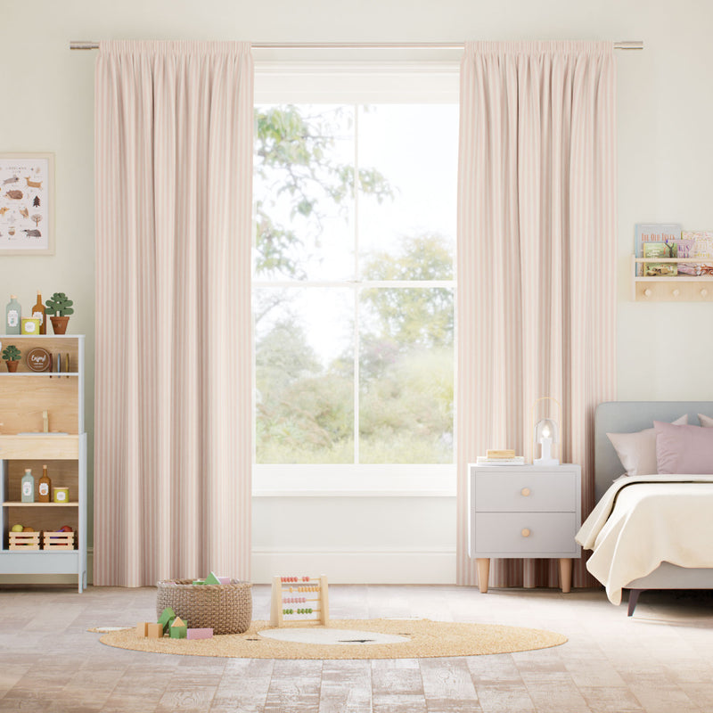 Colorized Tiger Stripe Blush  Curtains 5847