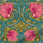 ColorizedPLA William Morris Pimpernel Magenta  Curtains 5907