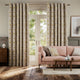 Colorized William Morris Pimpernel Butterscotch  Curtains 5903
