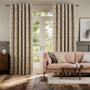 Colorized William Morris Pimpernel Butterscotch  Curtains 5903