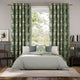 Colorized William Morris Pimpernel Sage Curtains 5908
