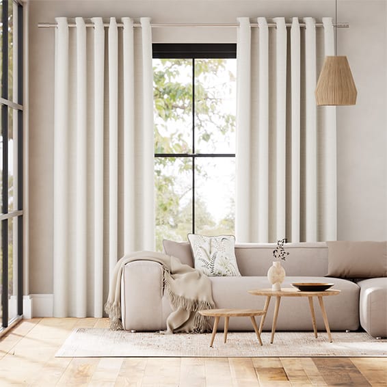 Colorized Arlo Wisp White  Curtains 5923